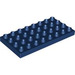 LEGO Donkerblauw Duplo Plaat 4 x 8 (4672 / 10199)