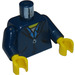 LEGO Azul oscuro Harry Potter Torso con Dark Azul Brazos y Amarillo Manos (973 / 73403)