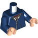 LEGO Dunkelblau Harry Potter mit Blau Kapuzenpullover Minifigur Torso (973 / 76382)