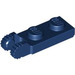 LEGO Dark Blue Hinge Plate 1 x 2 with Locking Fingers with Groove (44302)