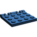 LEGO Dark Blue Hinge Plate 4 x 4 Locking (44570 / 50337)