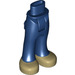 LEGO Donkerblauw Heup met Pants met Dark Blauw Trousers met donkerbruine schoenen (16985 / 92821)