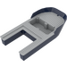 레고 진한 파란색 Hull 20 x 40 x 7 ~와 함께 Medium Stone 회색 맨 위 (20033 / 80698)