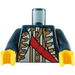 LEGO Azul oscuro Imperial / Pirata Chaqueta con Scabbard Torso (76382 / 88585)