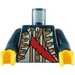 LEGO Dark Blue Imperial / Pirate Jacket with Scabbard Torso (76382 / 88585)