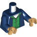 LEGO Dark Blue Kenji Minifig Torso (973)