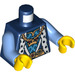 LEGO Donkerblauw Lion King Minifig Torso (973 / 76382)