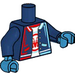 LEGO Dark Blue Minifig Torso (973)