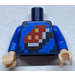 LEGO Dark Blue Minifig Torso with Porkchop Shirt (973)
