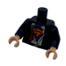 LEGO Dark Blue Minifig Torso with White Shirt and Superman Logo Underneath (973)