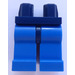 LEGO Dunkelblau Minifigure Hüften mit Blau Beine (73200 / 88584)