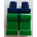 LEGO Donkerblauw Minifiguur Heupen met Groen Poten (30464 / 73200)