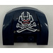 LEGO Donkerblauw Mudgard Bonnet 3 x 4 x 1.3 Gebogen met Ninjago Samurai X Masker en Crossed Swords Sticker (98835)