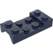 LEGO Donkerblauw Spatbord Plaat 2 x 4 met Boog zonder opening (3788)