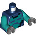 LEGO Dark Blue Nether Minifig Torso (973 / 76382)