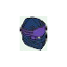LEGO Donkerblauw Ninjago Wrap met Dark Purple Headband