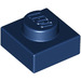 LEGO Dark Blue Plate 1 x 1 (3024)