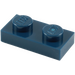 LEGO Donkerblauw Plaat 1 x 2 (3023 / 28653)