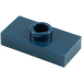 LEGO Dark Blue Plate 1 x 2 with 1 Stud (without Bottom Groove) (3794)