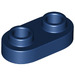 LEGO Dark Blue Plate 1 x 2 with Rounded Ends (35480)