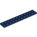 LEGO Dark Blue Plate 2 x 12 (2445)