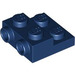 LEGO Dark Blue Plate 2 x 2 x 0.7 with 2 Studs on Side (4304 / 99206)