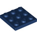 LEGO Dark Blue Plate 3 x 3 (11212)