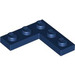 LEGO Dark Blue Plate 3 x 3 Corner (77844)