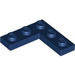 LEGO Donkerblauw Plaat 3 x 3 Hoek (77844)