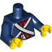 LEGO Dark Blue Revolutionary Soldier Torso (973 / 88585)