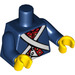 LEGO Donkerblauw Revolutionary Soldaat Torso (973 / 88585)