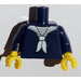 LEGO Dark Blue Sailor Minifig Torso (973)