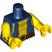 LEGO Dark Blue Scallywag Pirate Minifig Torso (973 / 88585)