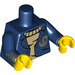 LEGO Donkerblauw Sea Captain Torso (973 / 88585)