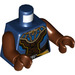 LEGO Mørk blå Shuri med Dark Blå Drakt Minifigur Overkropp (973 / 76382)