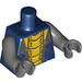 LEGO Dark Blue Slithraa Torso (76382 / 88585)