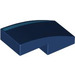 LEGO Dark Blue Slope 1 x 2 Curved with Dark Azure Stripe (Right) (11477)