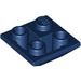 LEGO Donkerblauw Helling 2 x 2 (45°) Omgekeerd (3676)