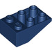 LEGO Dark Blue Slope 2 x 3 (25°) Inverted without Connections between Studs (3747)