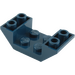 레고 진한 파란색 경사 2 x 4 (45°) 더블 거꾸로 ~와 함께 Open 센터 (4871)