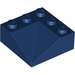 LEGO Azul oscuro Con pendiente 3 x 3 (25°) Doble Concave (99301)