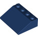 LEGO Donkerblauw Helling 3 x 4 (25°) (3016 / 3297)