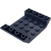 LEGO Dark Blue Slope 4 x 6 (45°) Double Inverted with Open Center without Holes (30283 / 60219)