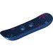 LEGO Dark Blue Snowboard (Short) with Blue and Pink Snowflakes (18167 / 20516)