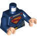 LEGO Azul oscuro Superman con Dark Azul Traje Torso (973 / 76382)