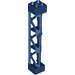 LEGO Donkerblauw Support 2 x 2 x 10 Draagbalk Driehoekig Verticaal (Type 4 - 3 staanders, 3 secties) (4687 / 95347)
