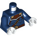 LEGO Donkerblauw Taskmaster Minifig Torso (973 / 76382)