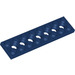 LEGO Dark Blue Technic Plate 2 x 8 with Holes (3738)