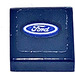 LEGO Dark Blue Tile 1 x 1 with Ford Sticker with Groove (3070)