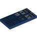 LEGO Dark Blue Tile 2 x 4 with Police Box (23894 / 87079)